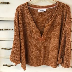 Carly Jean Crop Top Sweater - XL